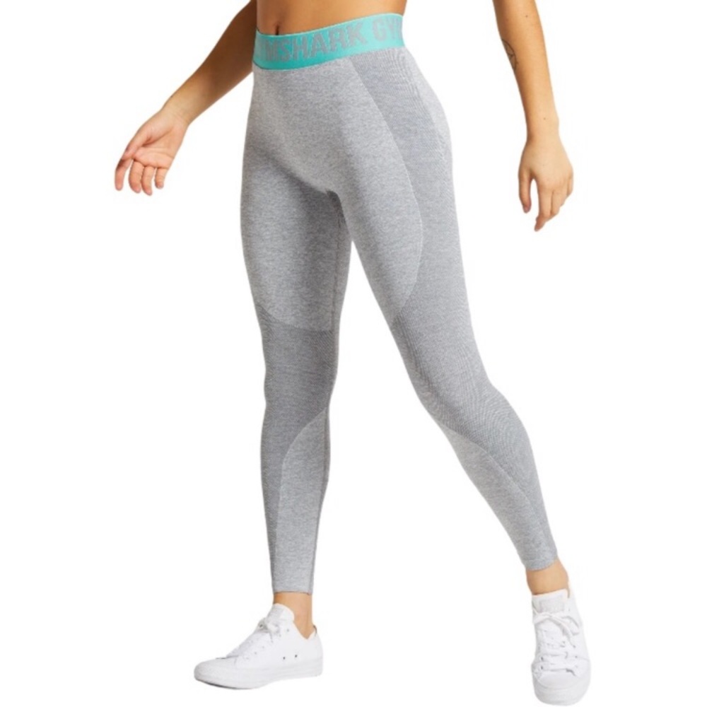 Gymshark Flex Leggings Mid-Rise Light Grey